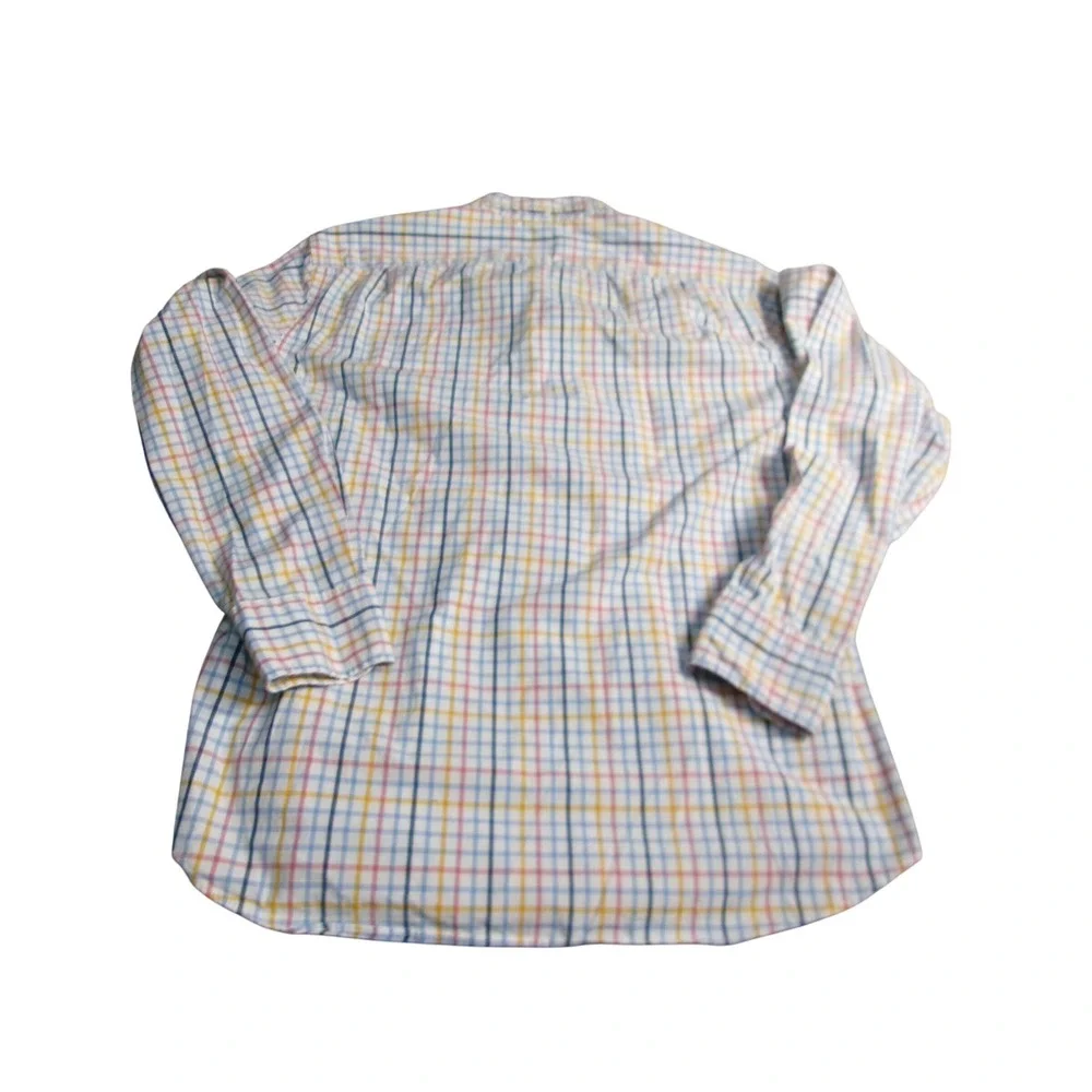 J Crew Re-Imagined Slim‎ Fit Untucked Plaid Button Down Shirt Mens Medium